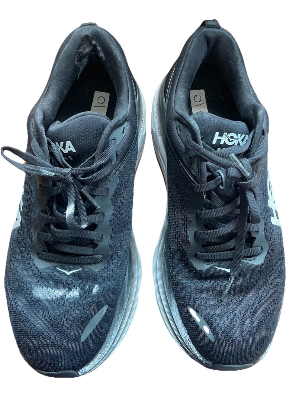 Hoka One One   Bondi 8 Women’s US Black  White Running Shoes Sports